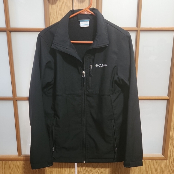 Columbia Men's Soft Shell Lightweight Fleece Lined Jacket - Picture 1 of 8
